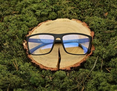 Okulary Nerd z filtrem światła niebieskiego do komputera zerówki R-BL-1636K