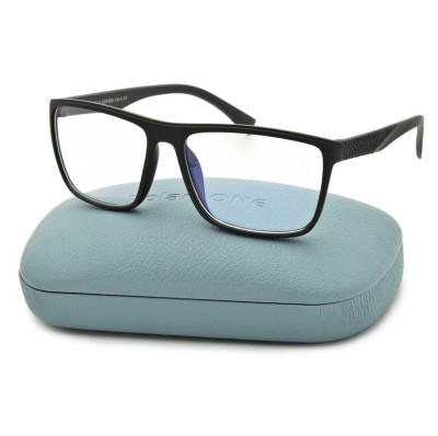 Okulary Nerd z filtrem światła niebieskiego do komputera zerówki R-BL-1636K
