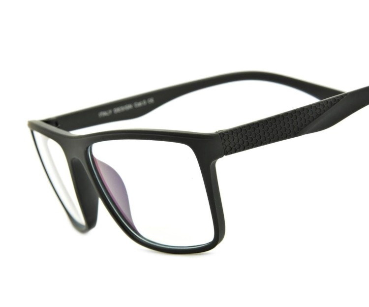 Okulary Nerd z filtrem światła niebieskiego do komputera zerówki R-BL-1636K