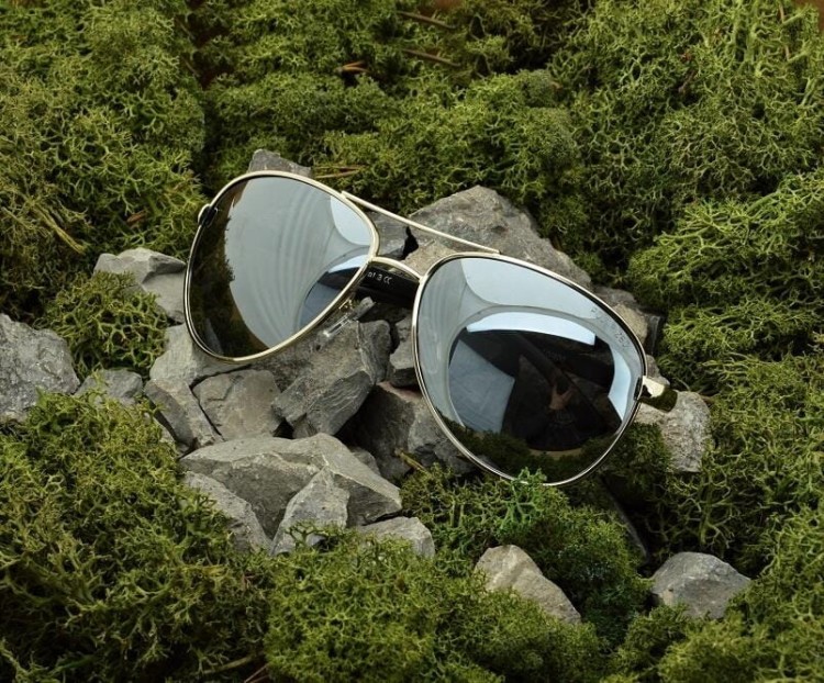 Okulary pilotki przeciwsłoneczne polaryzacyjne lustrzanki POL-80