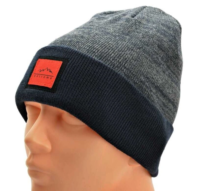 Męska Zimowa Czapka Granat - L/XL Extreme ST-550C