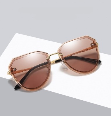 Damskie Przeciwsłoneczne okulary z polaryzacją brązowe/złote STL16B