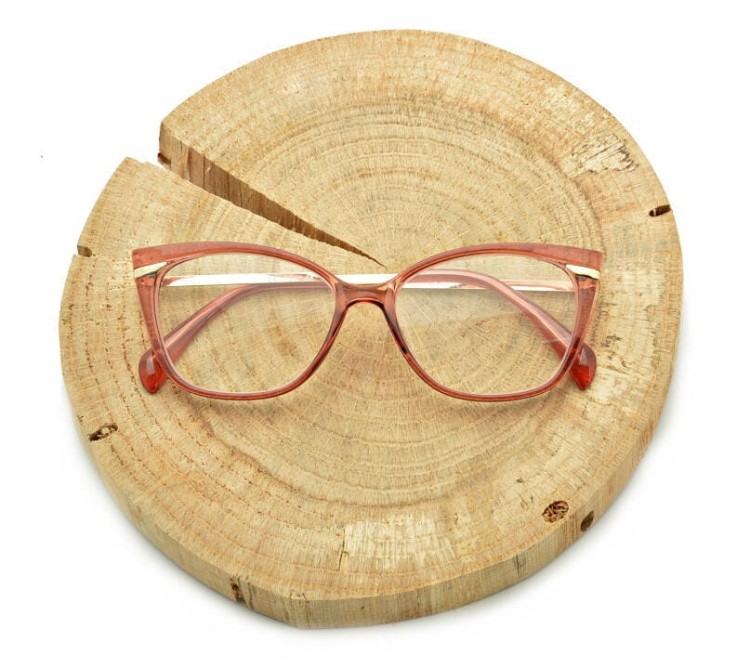 Damskie Okulary do Czytania moc: +2 Kocie Oczy ST314
