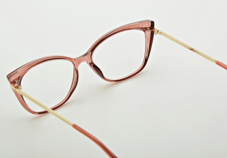 Damskie Okulary do Czytania moc: +2 Kocie Oczy ST314