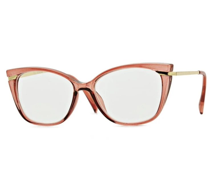Damskie Okulary do Czytania moc: +3 Kocie Oczy ST314