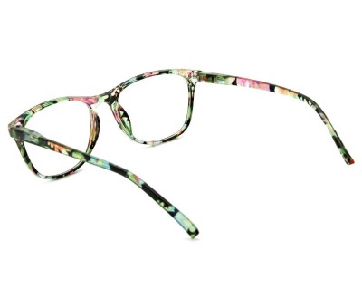 Damskie Okulary do Czytania moc: +2 w kwiatki ST312