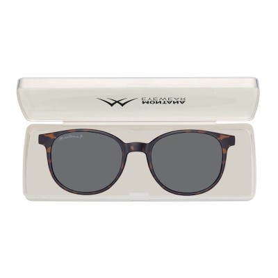 2w1 - Plusy +1.50 OKULARY DO CZYTANIA + NAKŁADKA PRZECIWSŁONECZNA z Polaryzacją CLIP-MRC-2A