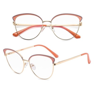 Okulary kocie do komputera damskie z filtrem BLUE Light zerówki Flex 25100F