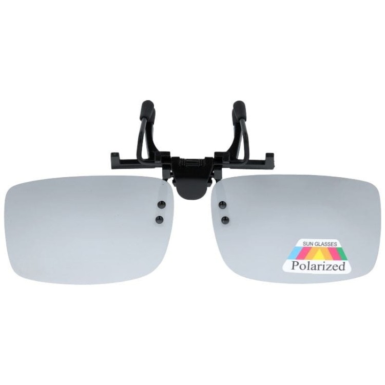 Srebrne nakładki przeciwsłoneczne polaryzacyjne na okulary korekcyjne NA-147