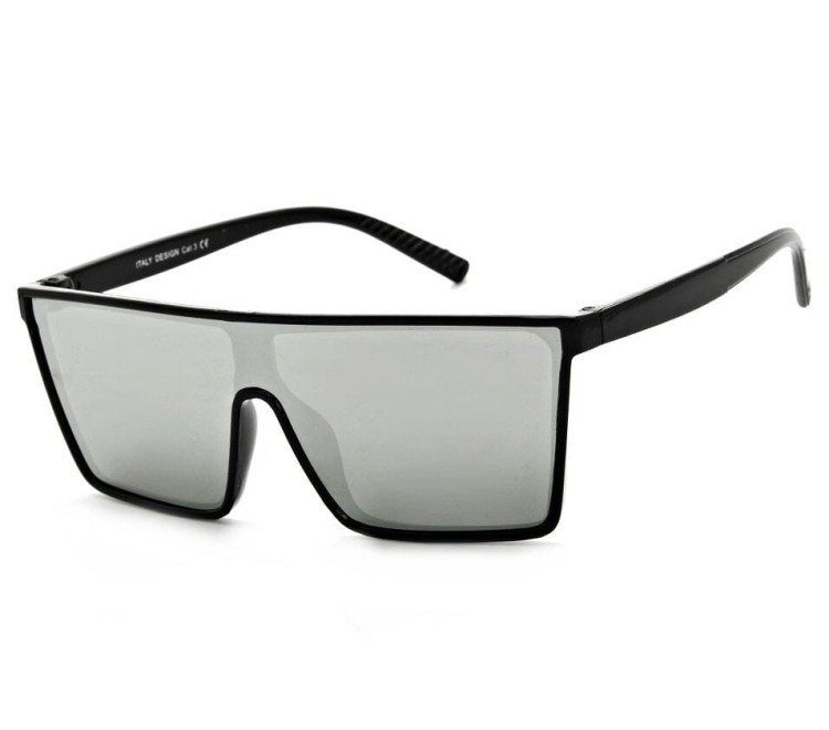 Męskie Okulary przeciwsłoneczne Pilotki Pełne Lustro UV400 STR-1647A