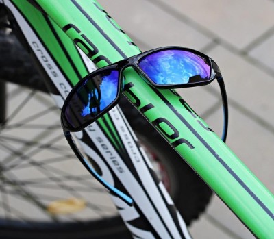 Męskie sportowe okulary lustrzane przeciwsłoneczne z polaryzacją SPD122LA