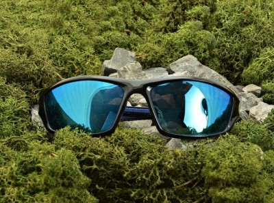 Męskie sportowe okulary lustrzane przeciwsłoneczne z polaryzacją SPD122LA