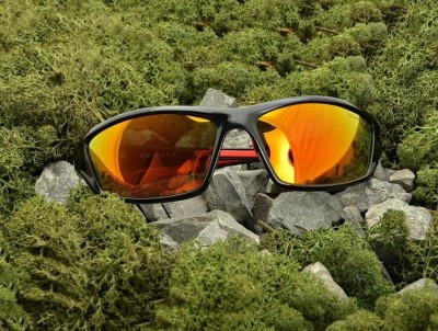 Męskie sportowe okulary lustrzane przeciwsłoneczne z polaryzacją SPD122LB