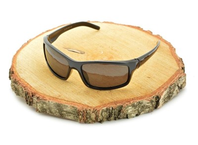 Męskie sportowe okulary przeciwsłoneczne czarne z polaryzacją SPD186