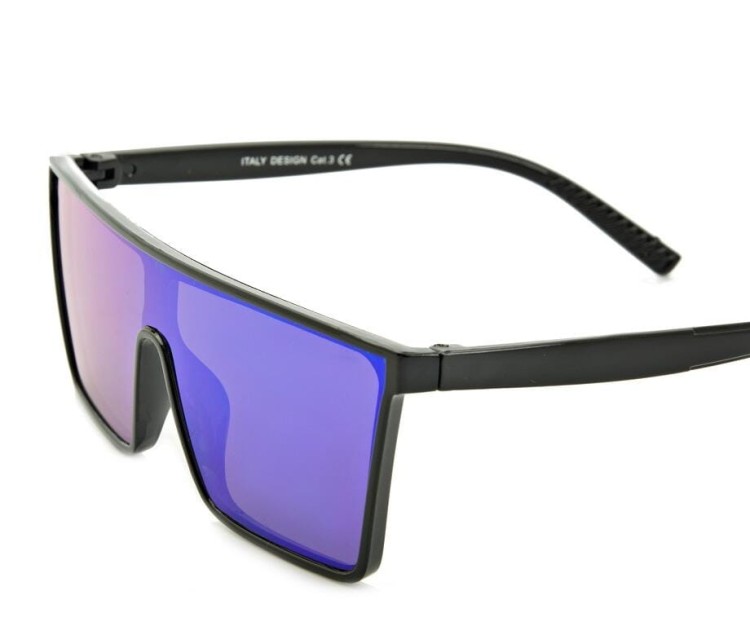 Męskie Okulary przeciwsłoneczne Pilotki Pełne Lustro UV400 STR-1647C