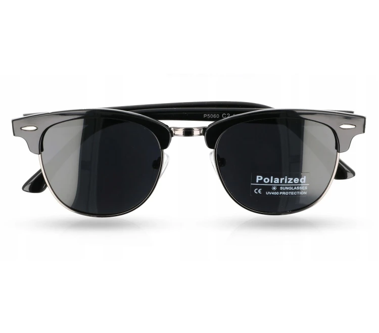 Okulary przeciwsłoneczne półramki z polaryzacją Unisex POL-5060A