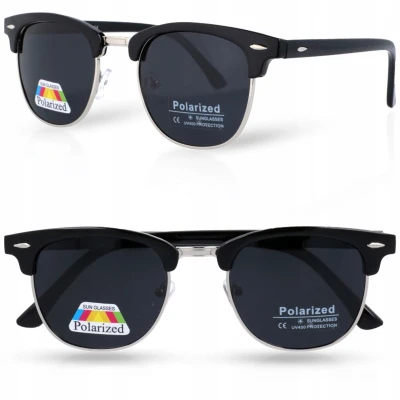 Okulary przeciwsłoneczne półramki z polaryzacją Unisex POL-5060A