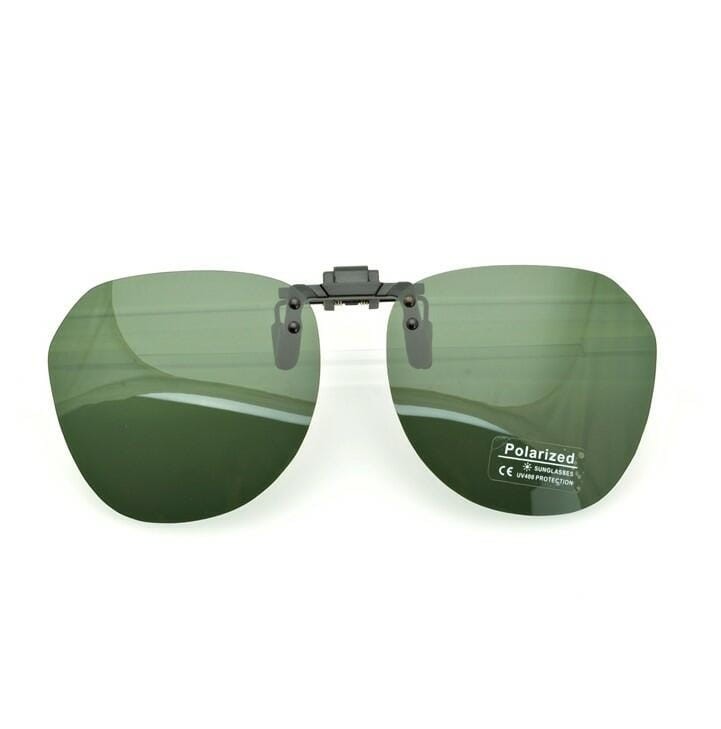 Nakładki przeciwsłoneczne z polaryzacją na okulary korekcyjne zielone NA-210