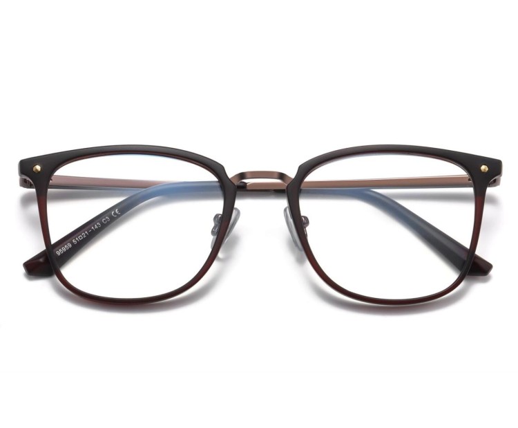 Okulary do komputera z filtrem BLUE Light zerówki z flexami 25105D