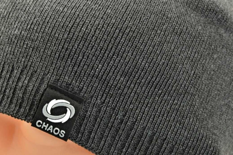 Męska Zimowa Czapka Grafitowa - L/XL CHAOS ST-527C