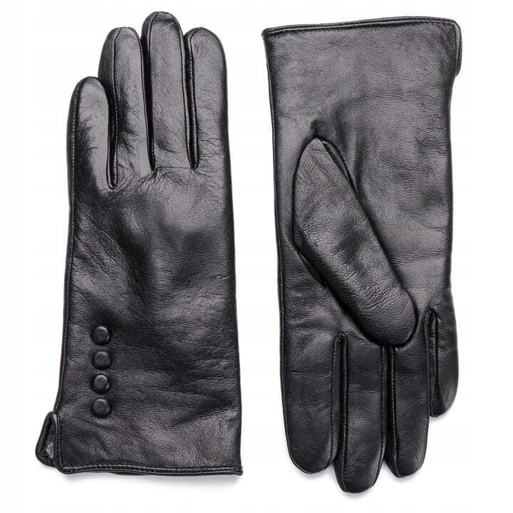 Damskie Rękawiczki skórzane ocieplane 'miś' RKW11B-XXL rozm.XXL