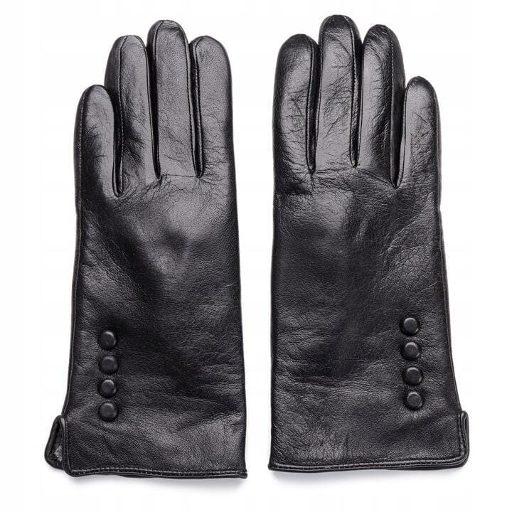 Damskie Rękawiczki skórzane ocieplane 'miś' RKW11B-XXL rozm.XXL