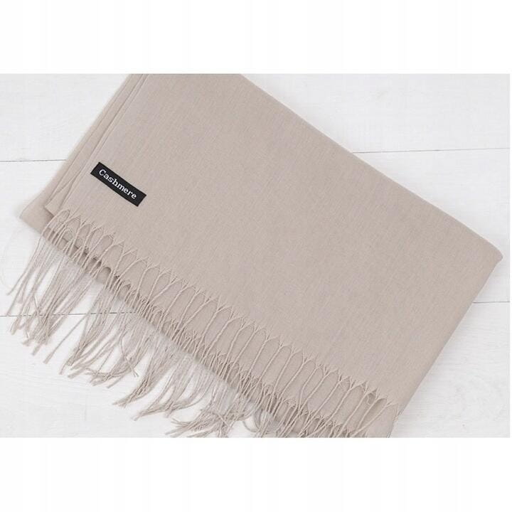 Capuccino Szalik damski duży Cashmere frędzle SZA-60