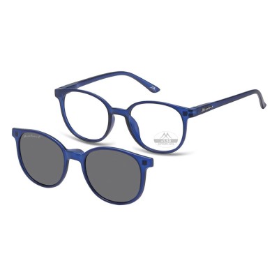 2w1 - Plusy +3.50 OKULARY DO CZYTANIA + NAKŁADKA PRZECIWSŁONECZNA z Polaryzacją CLIP-MRC-2B