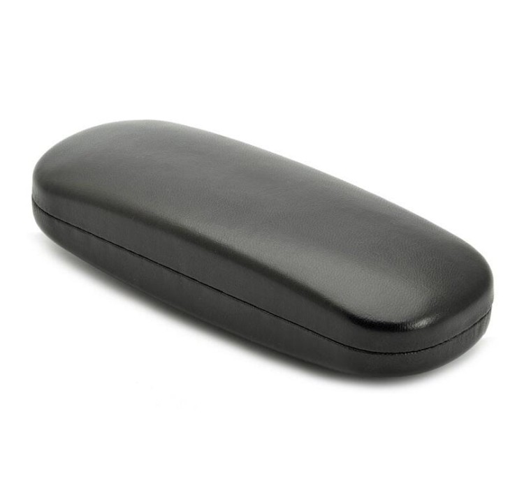 Etui na okulary kolor czarny w twardej obudowie SQ71