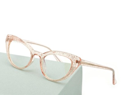 Okulary damskie do komputera kocie z filtrem BLUE Light zerówki 25107D