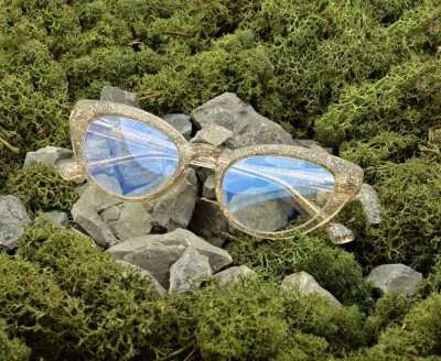 Okulary damskie do komputera kocie z filtrem BLUE Light zerówki 25107C