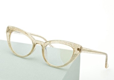 Okulary damskie do komputera kocie z filtrem BLUE Light zerówki 25107C