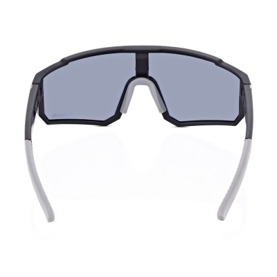 Sportowe okulary przeciwsłoneczne z polaryzacją i filtrem UV400 POL-465A Black/Silver