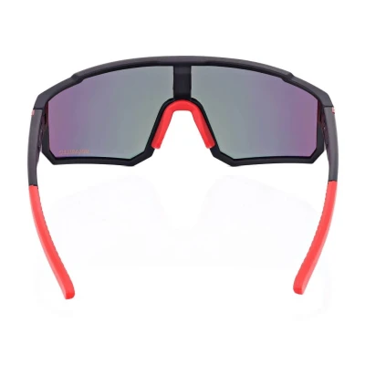 Sportowe okulary przeciwsłoneczne z polaryzacją i filtrem UV400 POL-465B Black/Red