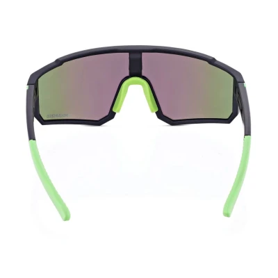 Sportowe okulary przeciwsłoneczne z polaryzacją i filtrem UV400 POL-465C Black/Green