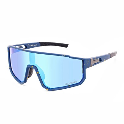 Sportowe okulary przeciwsłoneczne z polaryzacją i filtrem UV400 POL-466 Granatowe