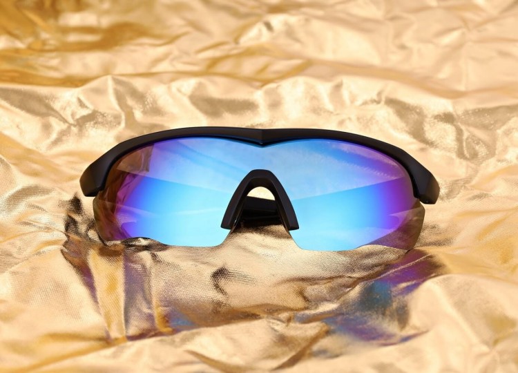 Sportowe okulary przeciwsłoneczne z polaryzacją i filtrem UV400 STZ-DR-26 Black/Blue