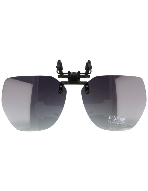 Szare nakładki przeciwsłoneczne z polaryzacją na okulary korekcyjne NA-212