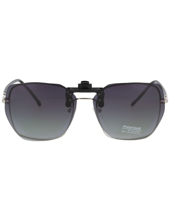 Szare nakładki przeciwsłoneczne z polaryzacją na okulary korekcyjne NA-212