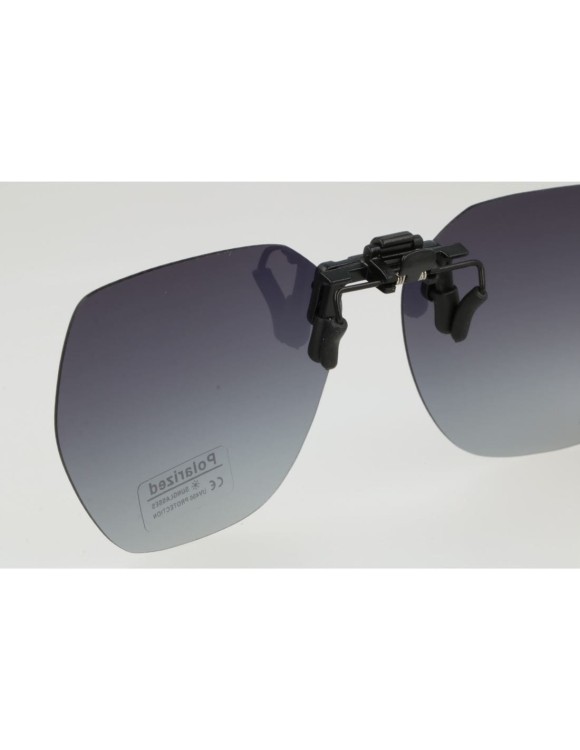 Szare nakładki przeciwsłoneczne z polaryzacją na okulary korekcyjne NA-212