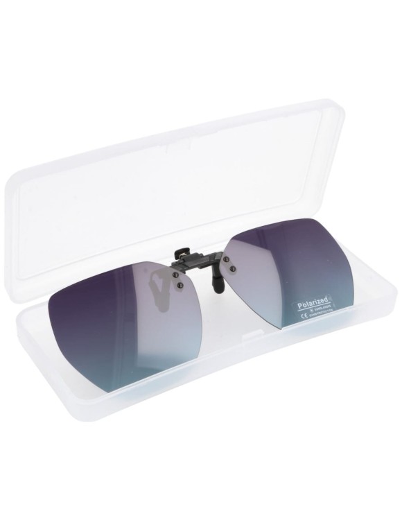 Grafitowe nakładki przeciwsłoneczne z polaryzacją na okulary korekcyjne NA-215