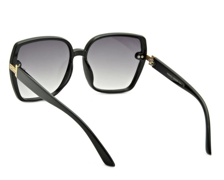 Duże damskie okulary przeciwsłoneczne Exclusive cyrkonie CO-379