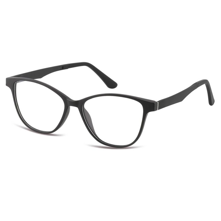 Damskie okulary pod korekcję z polaryzacyjną Nakładką przeciwsłoneczną na magnes CLIP-TRC-189-1