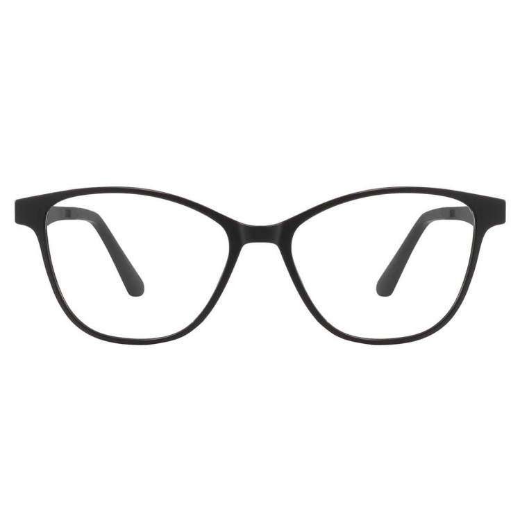 Damskie okulary pod korekcję z polaryzacyjną Nakładką przeciwsłoneczną na magnes CLIP-TRC-189-1