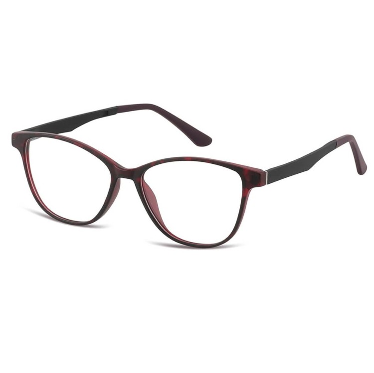 Damskie okulary pod korekcję z polaryzacyjną Nakładką przeciwsłoneczną na magnes CLIP-TRC-189A-1