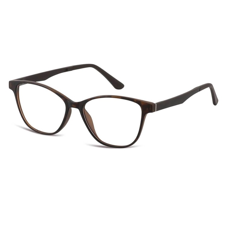 Damskie okulary pod korekcję z polaryzacyjną Nakładką przeciwsłoneczną na magnes CLIP-TRC-189B-2