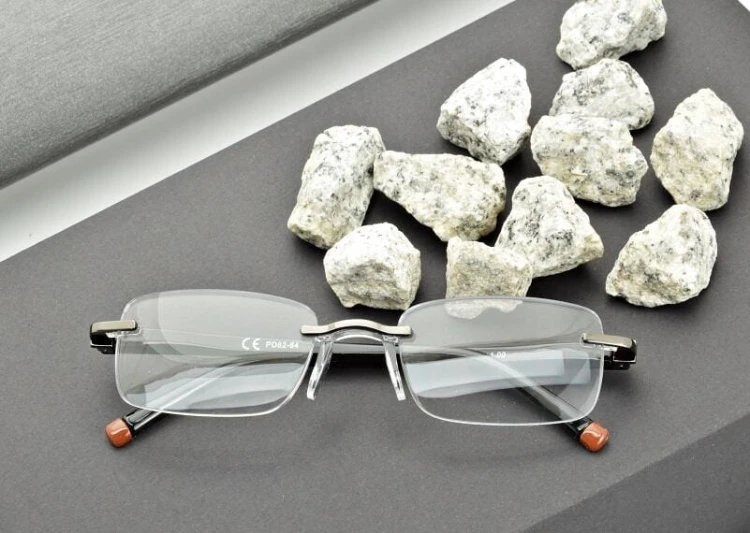 Plusy +3.00 okulary bezramkowe do czytania korekcyjne ST323