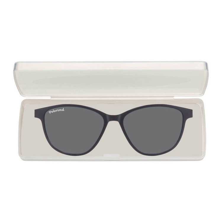 Damskie okulary pod korekcję z polaryzacyjną Nakładką przeciwsłoneczną na magnes CLIP-TRC-189C-1