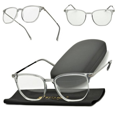 Plusy +3.00 szare okulary do czytania kwadratowe korekcyjne ST322