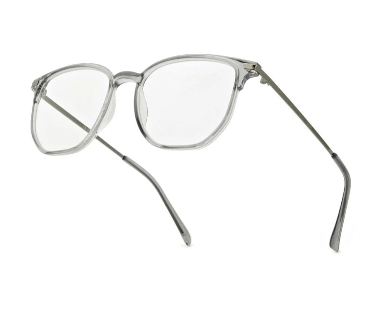 Plusy +3.00 szare okulary do czytania kwadratowe korekcyjne ST322